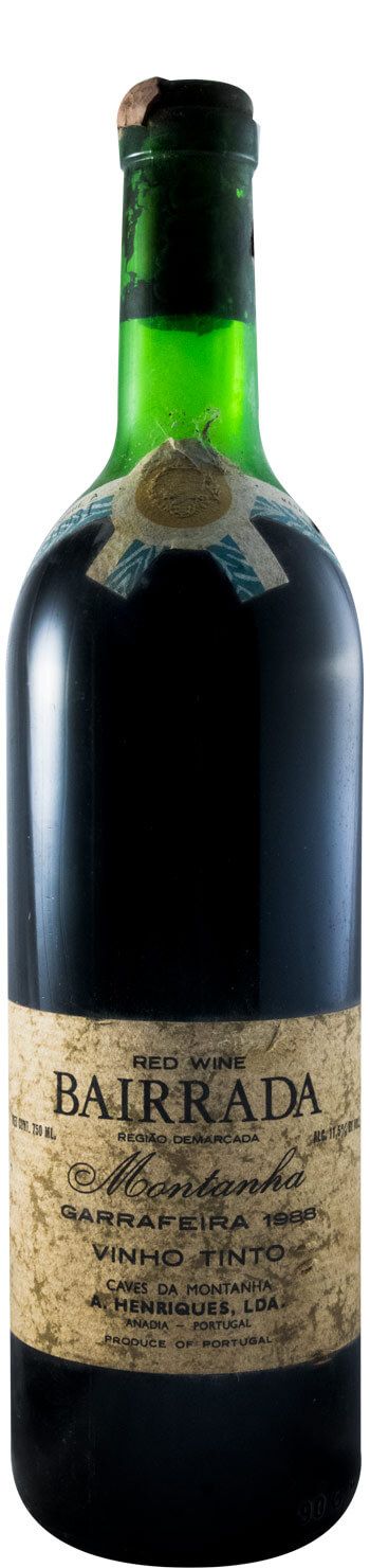 1988 Caves da Montanha Garrafeira Bairrada red