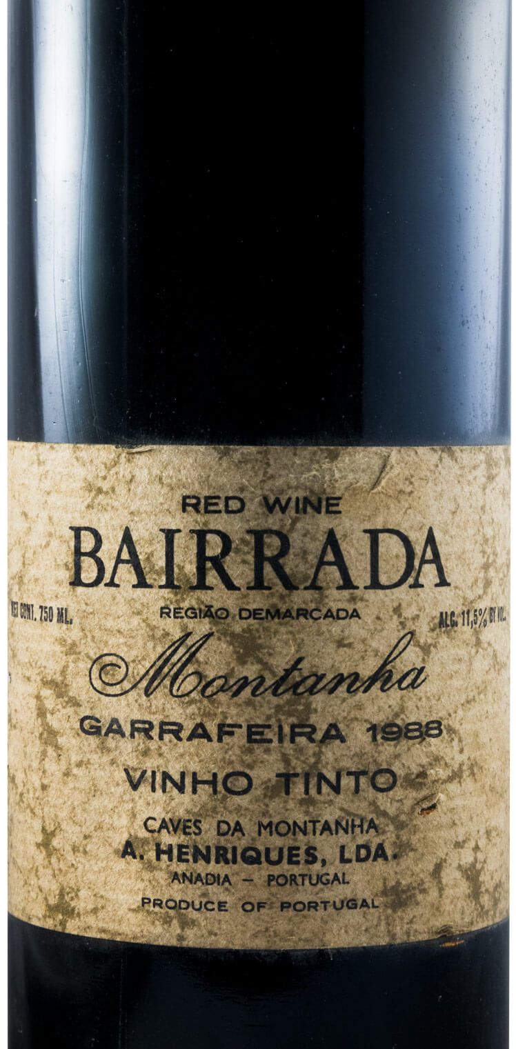 1988 Caves da Montanha Garrafeira Bairrada red