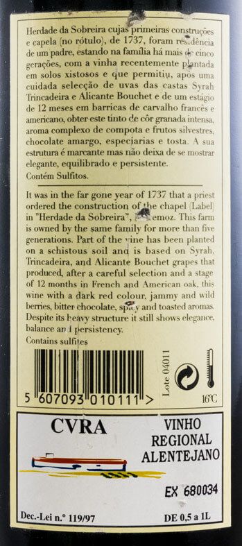 2004 Herdade da Sobreira red