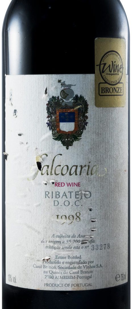 1998 Falcoaria tinto (rótulo danificado)