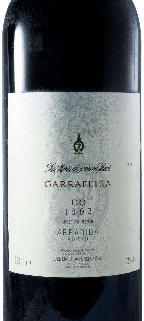 1992 José Maria da Fonseca CO Garrafeira red