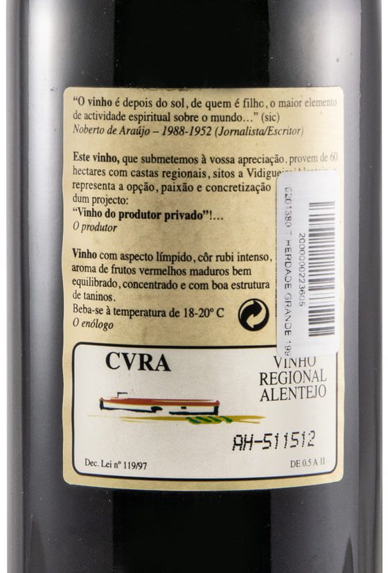 1997 Herdade Grande red