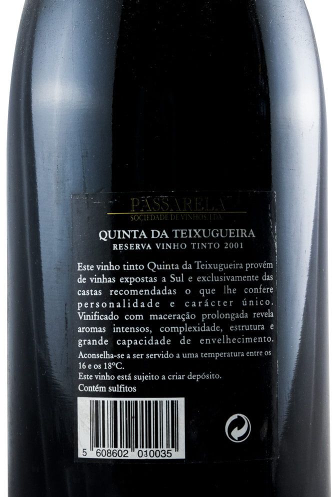 2001 Quinta da Teixugueira Reserva red