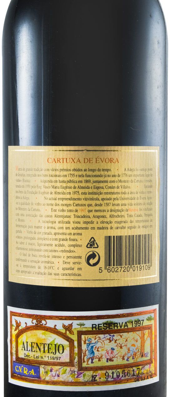 1997 Cartuxa Reserva red