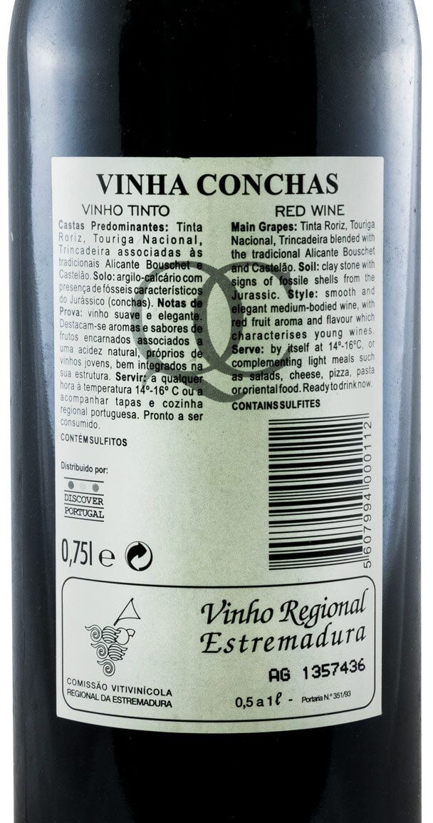 2004 Vinha Conchas red