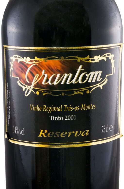 2001 Real Companhia Velha Grantom Reserva red