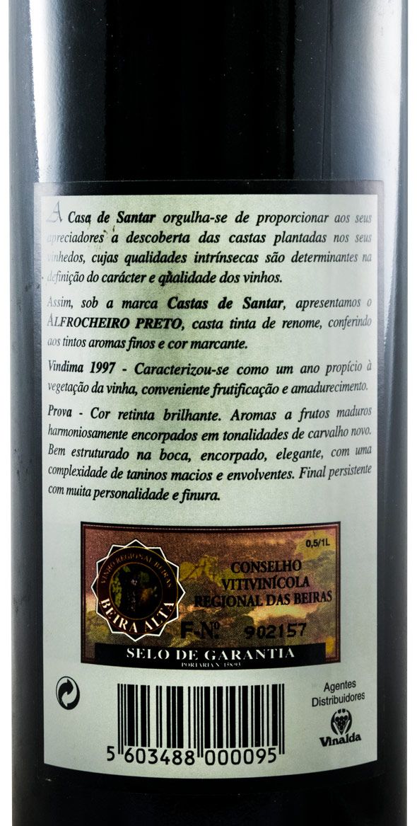 1997 Castas de Santar Alfrocheiro Preto red