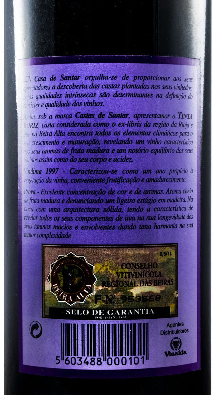 1997 Castas de Santar Tinta Roriz tinto