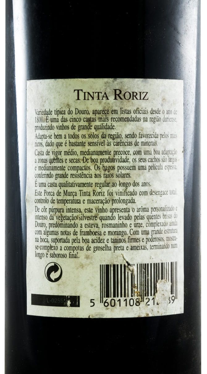 1999 Porca de Murça Tinta Roriz tinto