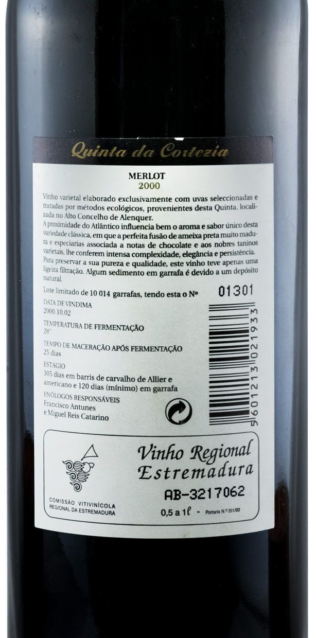 2000 Quinta da Cortezia Merlot tinto