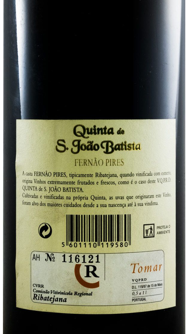 1998 Quinta S. João Batista Fernão Pires tinto