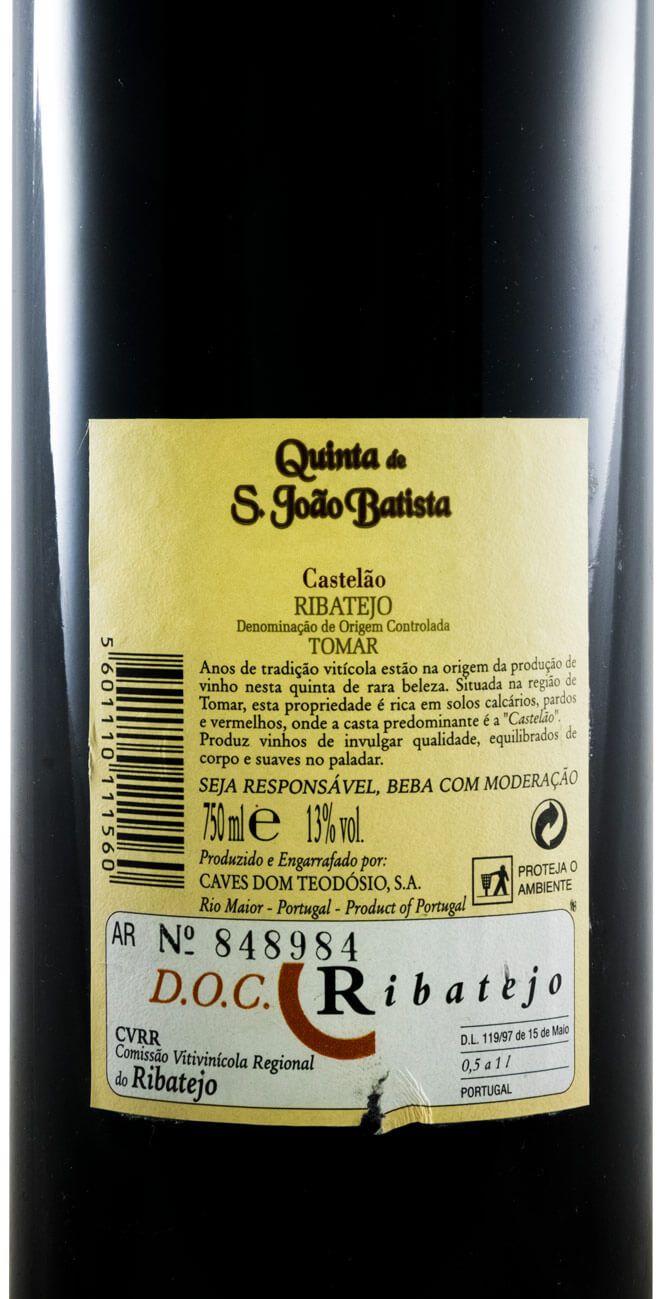 2002 Quinta S. João Batista Castelão red