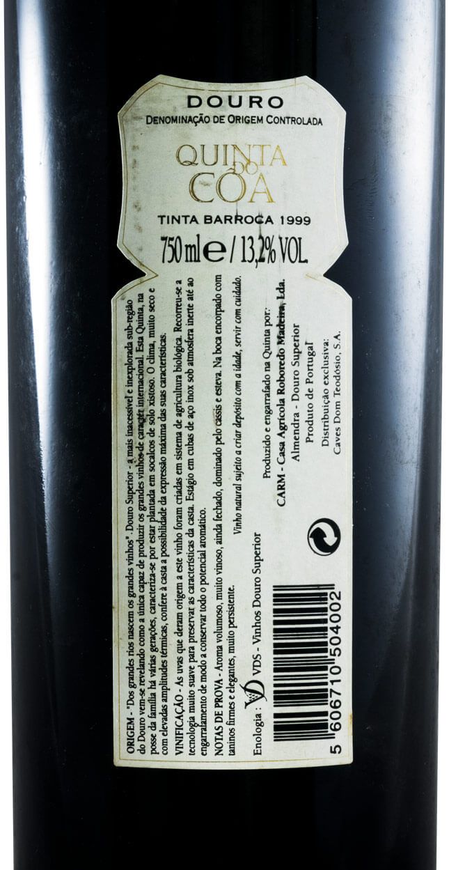1999 Quinta do Côa Tinta Barroca red