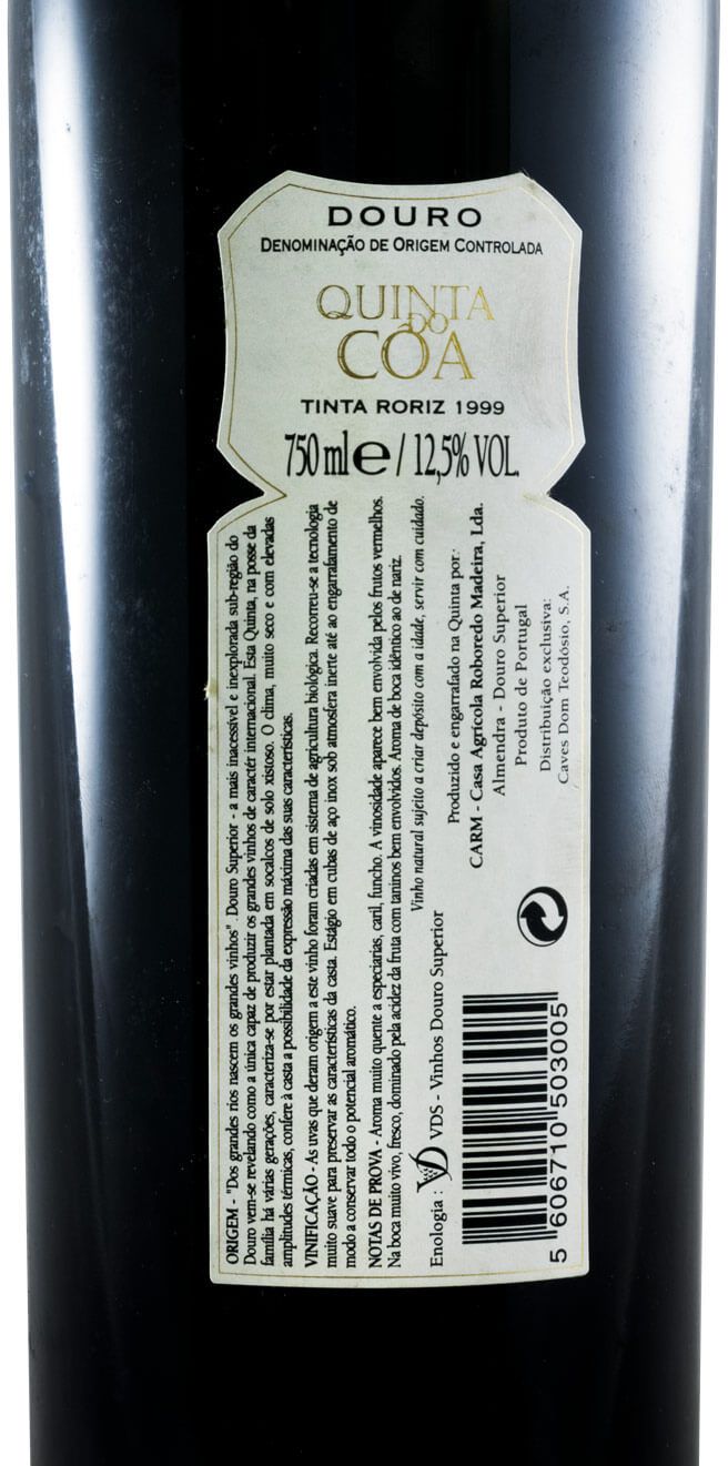 1999 Quinta do Côa Tinta Roriz red