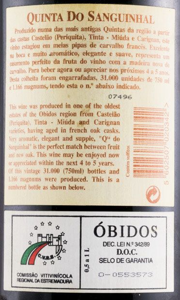 2000 Quinta do Sanguinhal tinto