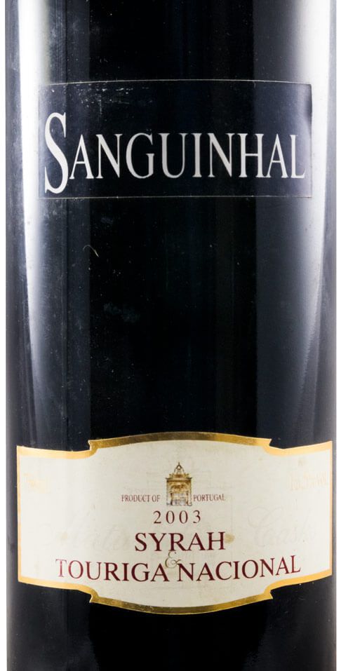 2003 Quinta do Sanguinhal Syrah e Touriga Nacional tinto