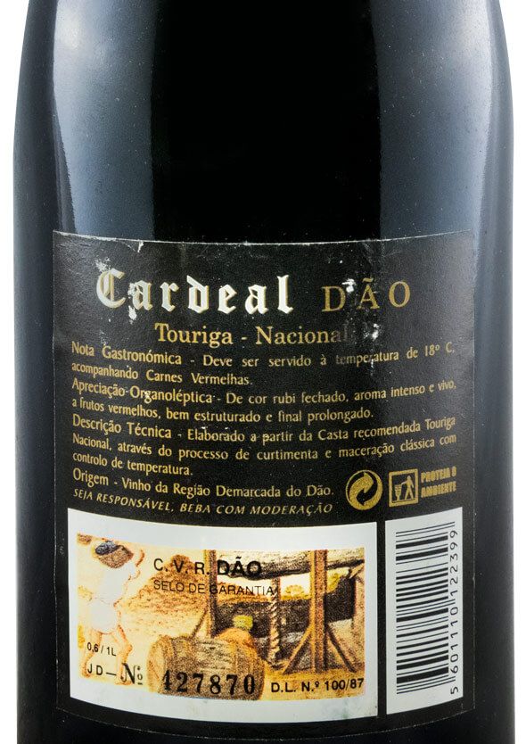 2000 Cardeal Touriga Nacional red