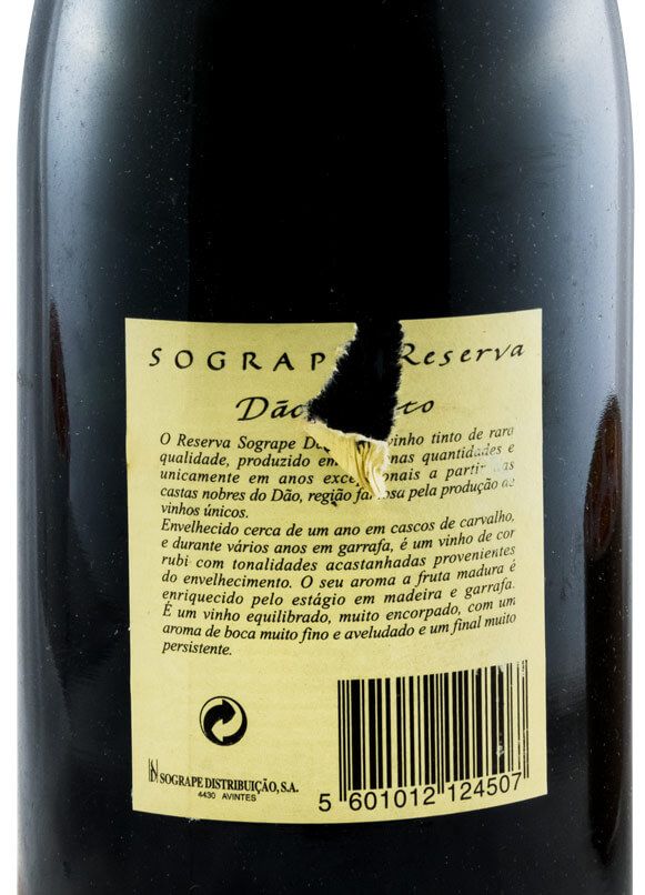 1992 Sogrape Reserva red
