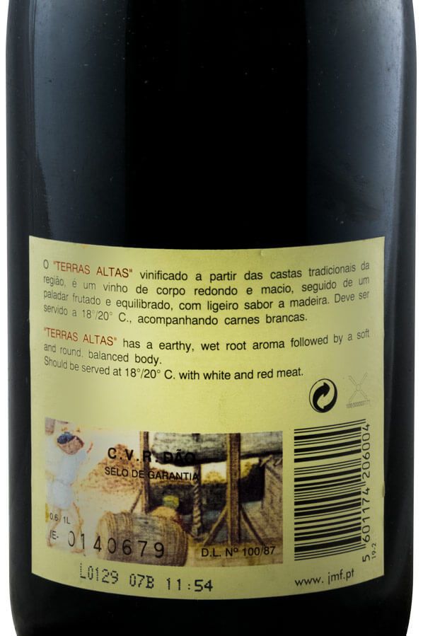 1996 José Maria da Fonseca Dão Terras Altas tinto