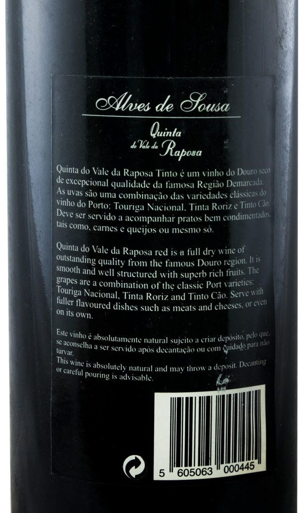1999 Quinta do Vale da Raposa red
