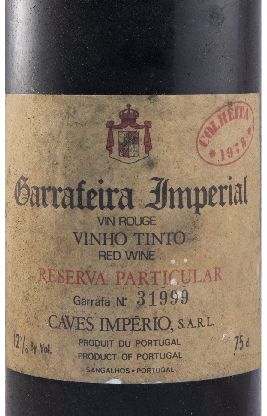 1978 Caves Império Garrafeira Imperial Reserva Particular tinto