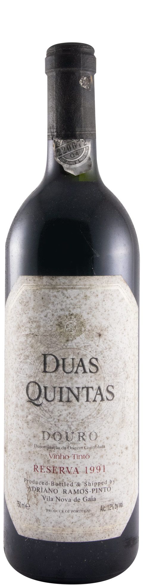 1991 Duas Quintas Reserva red