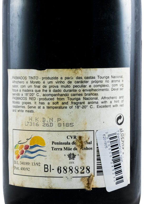 1995 José Maria da Fonseca Pasmados red