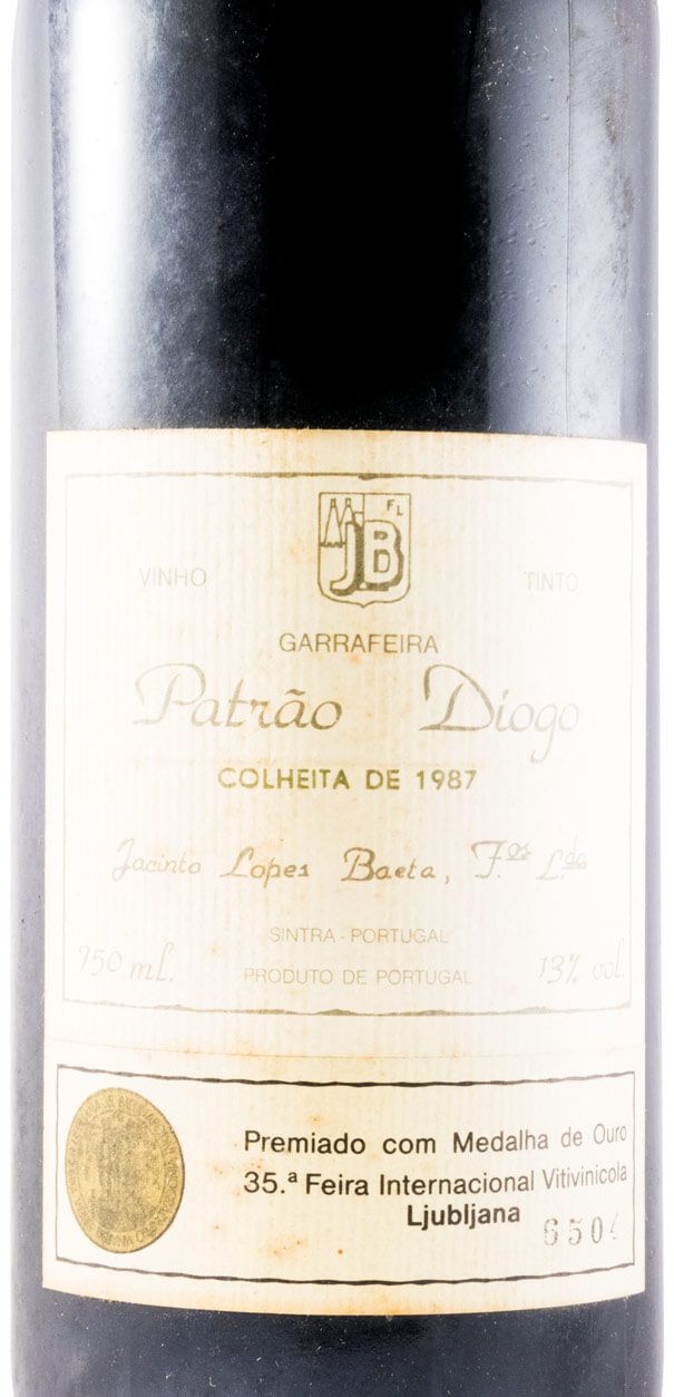 1987 Patrão Diogo Garrafeira tinto