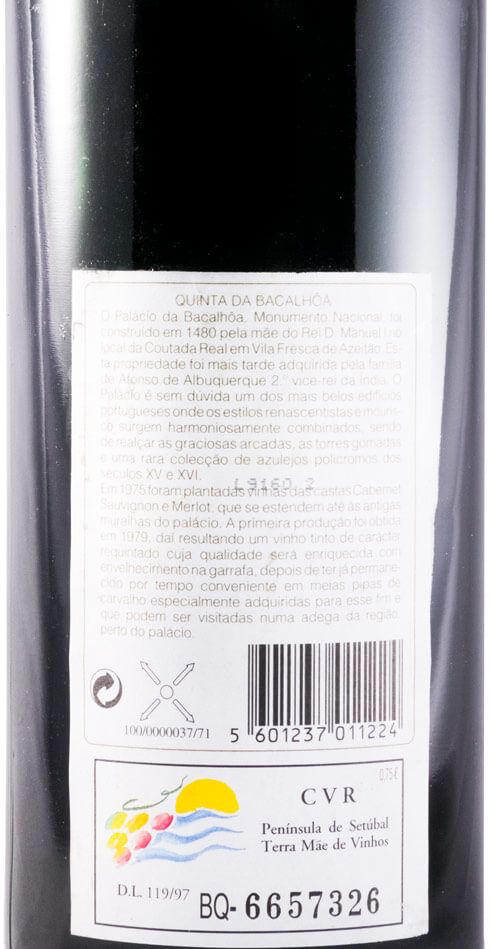 1997 Quinta da Bacalhôa red