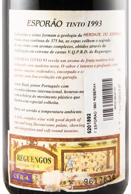 1993 Esporão Reserva tinto
