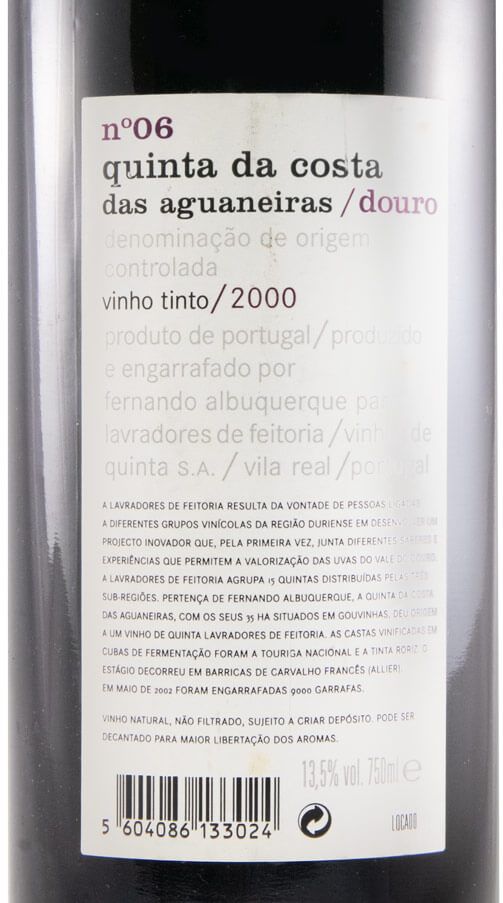 2000 Lavradores de Feitoria Quinta da Costa das Aguaneiras N.º6 red