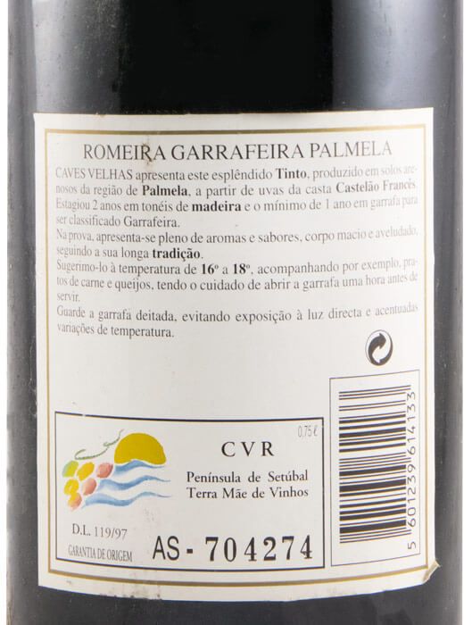 1994 Romeira Garrafeira red