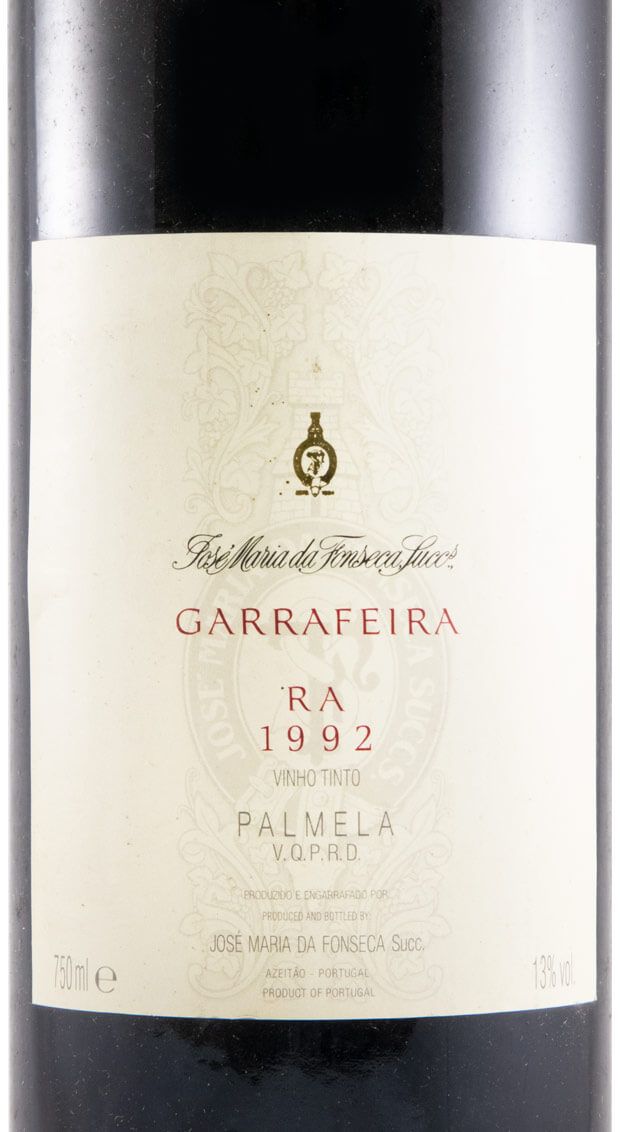 1992 José Maria da Fonseca RA Garrafeira tinto