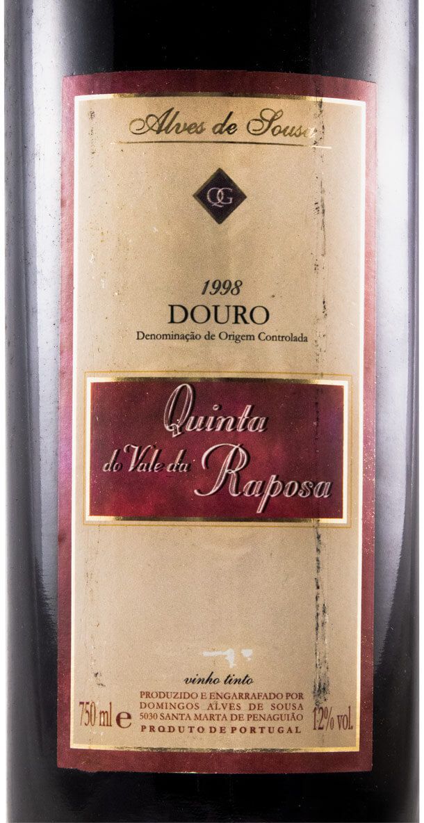1998 Quinta do Vale da Raposa red