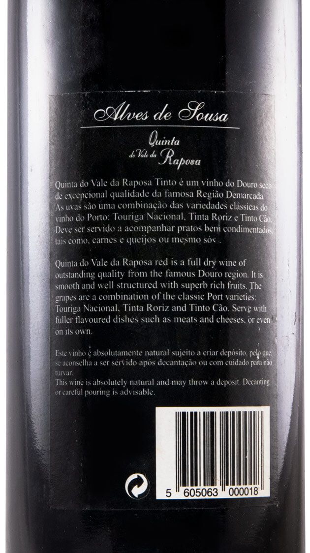 1998 Quinta do Vale da Raposa red
