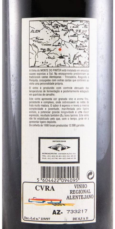 1998 Monte do Pintor tinto