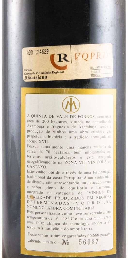1995 Quinta Vale de Fornos red