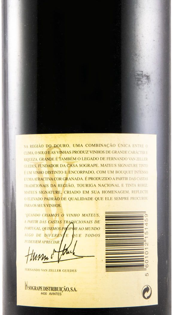 1995 Sogrape Mateus Signature red