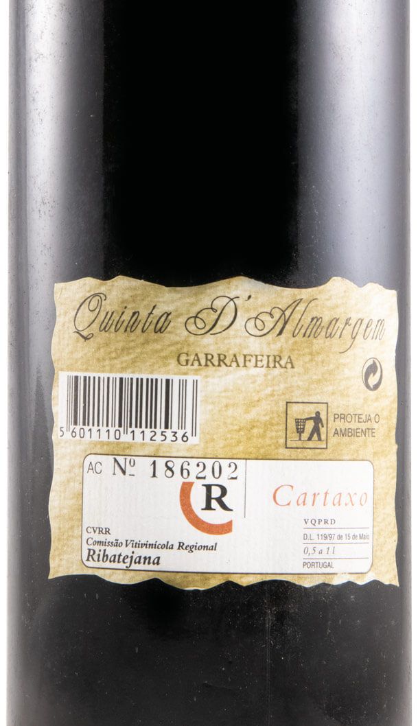 1995 Quinta D'Almargem Garrafeira red