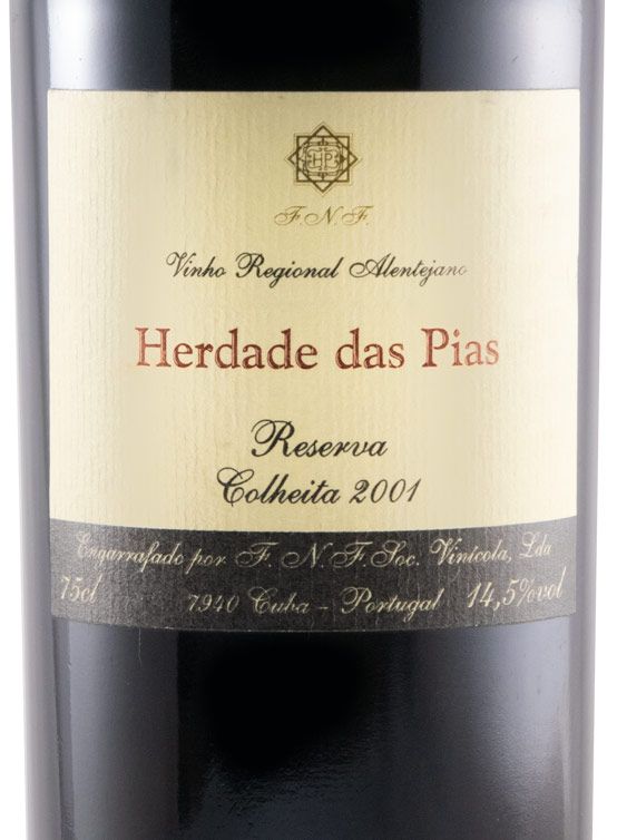 2001 Herdade das Pias Reserva red