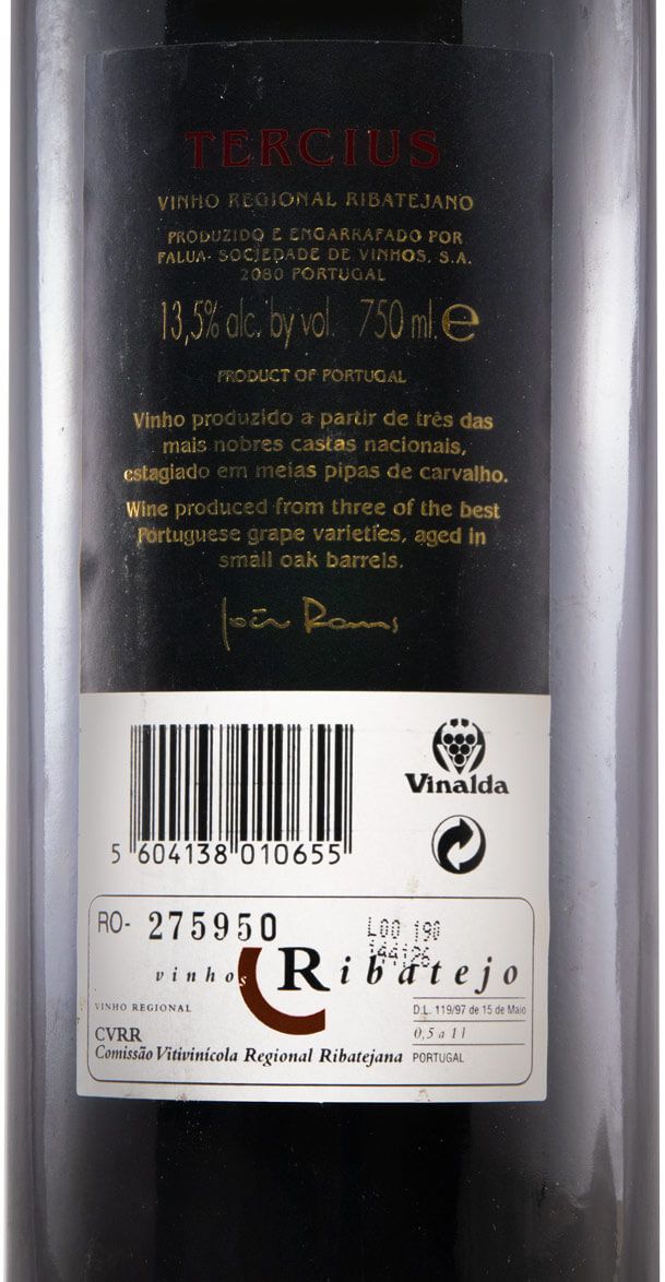 1999 João Portugal Ramos Tercius tinto