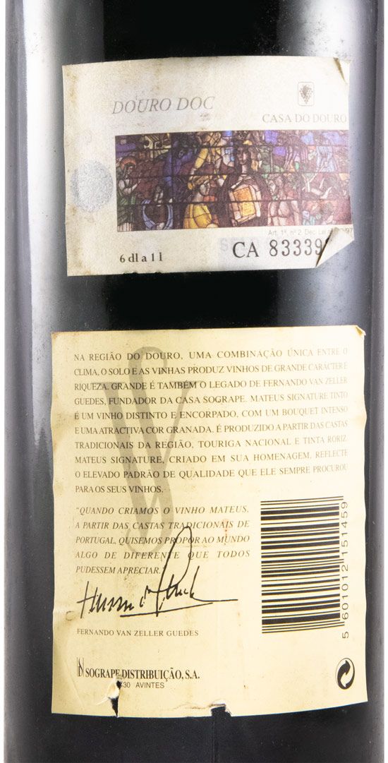 1998 Sogrape Mateus Signature tinto
