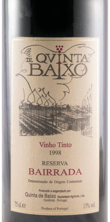 1998 Quinta de Baixo Reserva red
