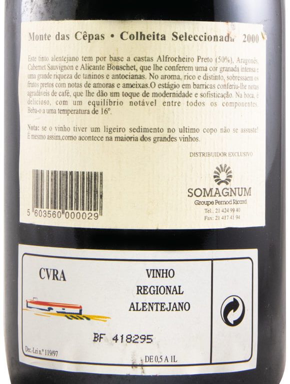 2000 Monte das Cêpas red