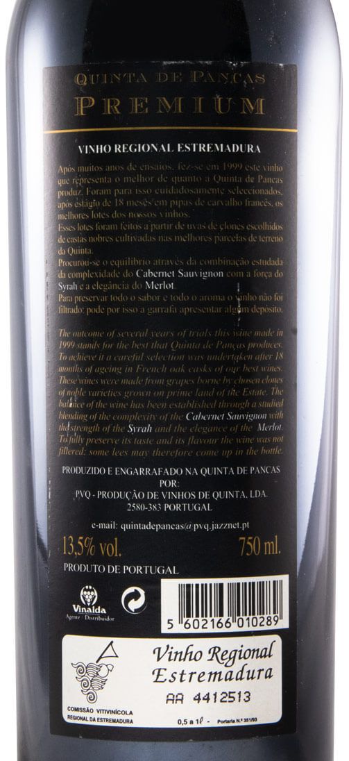 1999 Quinta de Pancas Premium red