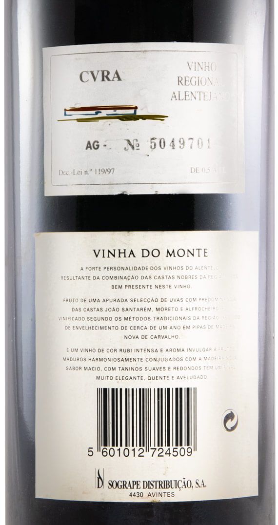 1998 Herdade do Peso Vinha do Monte tinto