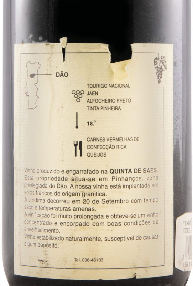 1996 Quinta de Saes red