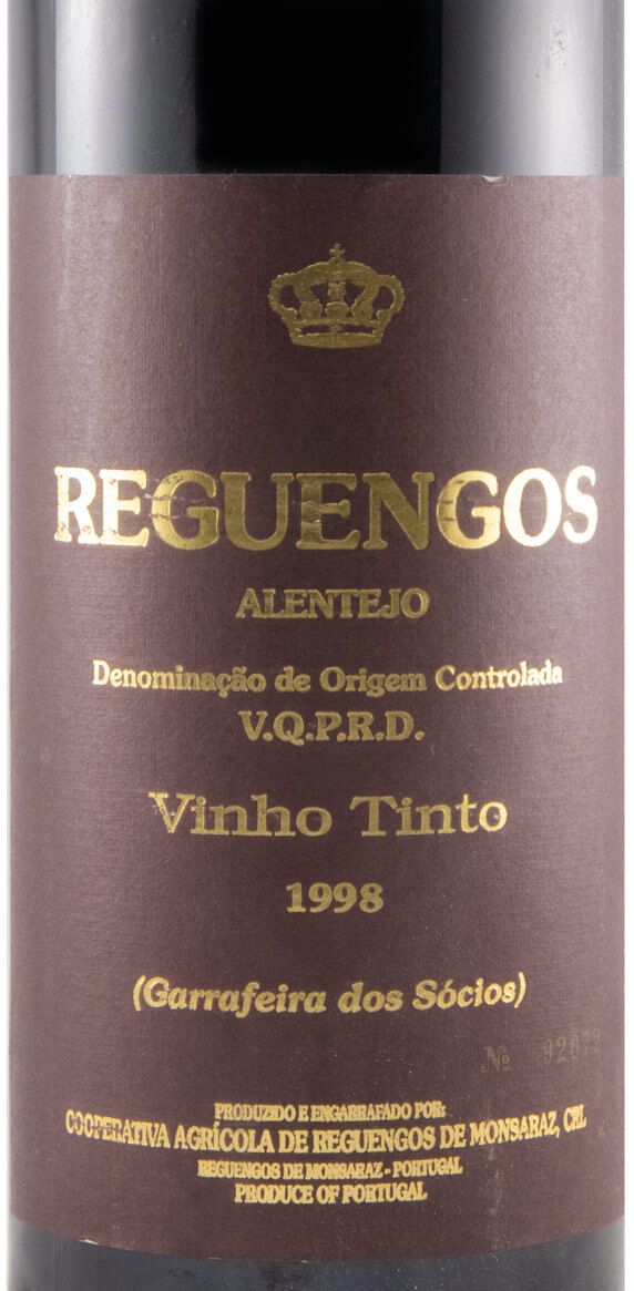 1998 Reguengos Garrafeira dos Sócios red