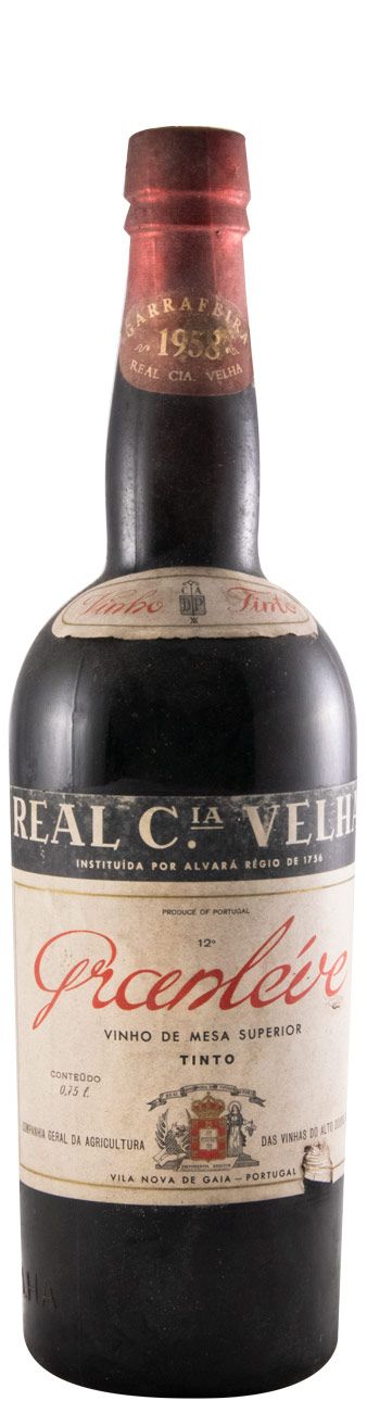 1958 Real Companhia Velha Granleve Garrafeira red