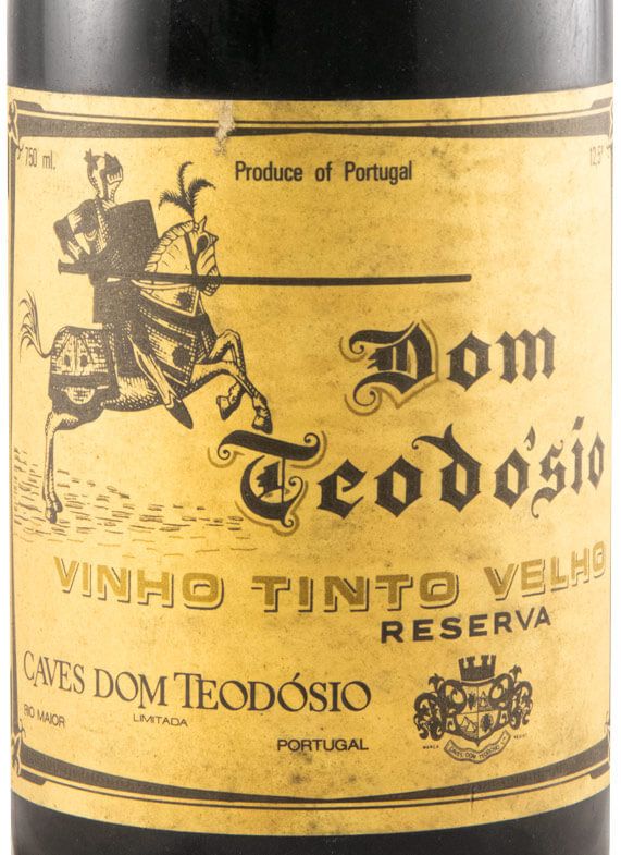 1972 Caves Dom Teodósio Velho Reserva tinto